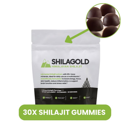 ShilaGold™ - Himalayan Shilajit Gummies